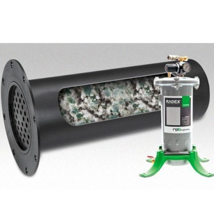Bình lọc khí thở cho thợ phun hạt mài - breathing air filter Radex