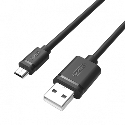CÁP USB to MICRO UNITEK 0.5m Y-C 454GBK