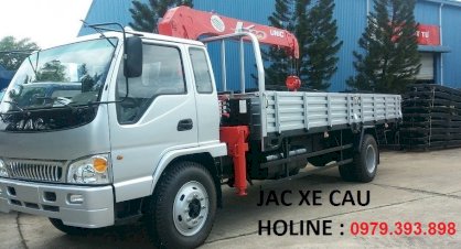 Xe tải JAC gắn cẩu unic 8.4 tấn