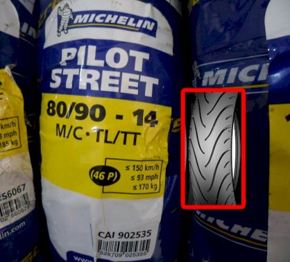 Lốp/vỏ xe máy Michelin Plot Street 80/90-14 TT/TL