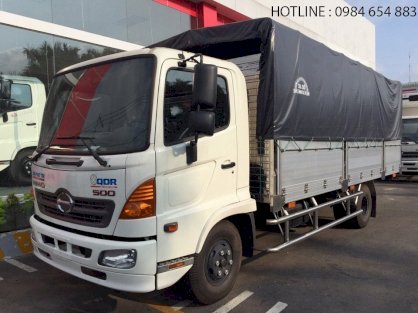 Xe tải thùng có mui phủ HINO FC 6,4 tấn