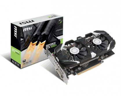 VGA MSI GTX 1050Ti OCv1 6GT (Geforce GTX 1050Ti, 4Gb DDR5, 128Bit, PCIE 3.0)