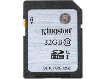 Thẻ nhớ SDHC Kingston Class 10 32GB SD10VG2/32GB