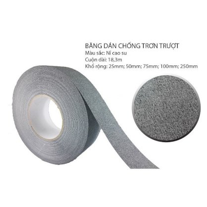 Băng dán chống trơn (nỉ cao su) S2CS25-CT