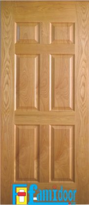Cửa gỗ HDF veneer 6A – Ash SGD.6A-Ash