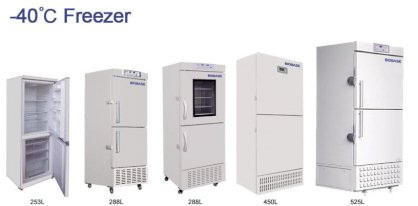 Tủ lạnh âm sâu loại 2 ngăn -40oC 253 lít Biobase BDF-40V253