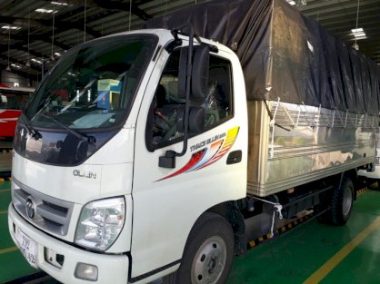 Xe tải thùng bạt có phủ mui Thaco Foton & Damler Ollin 198A tải trọng 1,9 tấn, thùng dài 4,2 mét