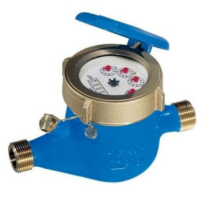 Đồng hồ đo nước UNIK DN15 - 1/2"inch gắn đường ống D21