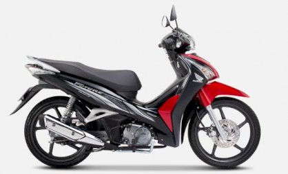 Honda Future 125cc FI 2017 Đen đỏ xám (Phiên bản vành đúc)