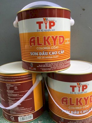 Sơn dầu nội và ngoại thất cao cấp TIP ALKYD 18-09 (0.8 kg/ lon)