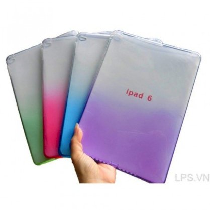 Ốp lưng iPad Air 2 (6) dẻo Trong suốt Chuyển màu