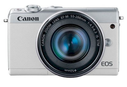 Máy ảnh số chuyên dụng Canon EOS M100 (EF-M 55-200mm F4.5-6.3 IS STM) Lens Kit - White