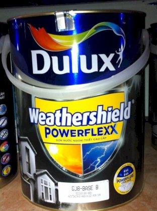 Sơn nước ngoại thất Dulux Weathershield Powerflexx màu trắng GJ8-25155