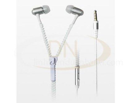 Tai Nghe Ufeeling U56 Zipper Headphones - Màu Trắng ( MSP : 00963 )