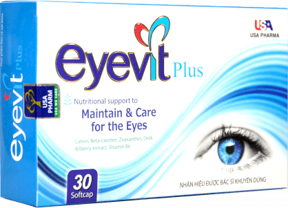 Viên uống bổ mắt hỗ trợ điều trị cận thị Eyevit Plus