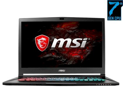 MSI GS73VR 7RF-265VN Stealth Pro (Intel Core i7-7700HQ 2.8GHz, 8GB RAM, 1TB HDD, VGA NVIDIA GeForce GTX 1060, 17.3 inch, FreeDos)