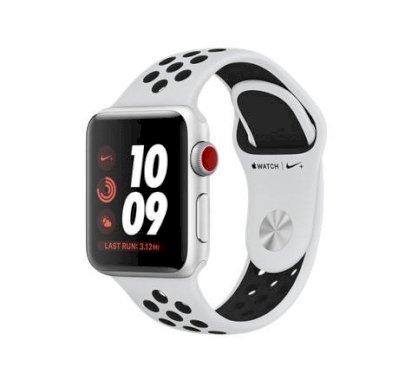 Đồng hồ thông minh Apple Watch Nike+ Series 3 38mm Silver Aluminum Case with Pure Platinum/Black Nike Sport Band