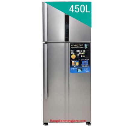 Tủ Lạnh HITACHI R-V540PGV3, 2 Cửa 450 Lít INVERTER