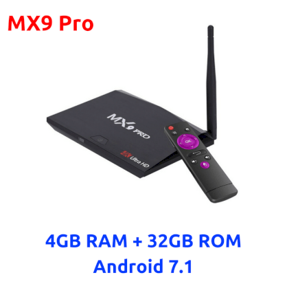 Android Tv Box MX9 Pro - RK3328, 4GB RAM 32GB ROM, Android 7.1