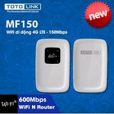 Thiết Bị Dùng Chia Sẻ Mạng 3G, 4G Không Dây Totolink MF150
