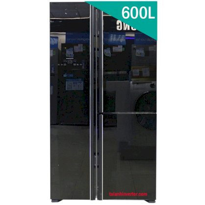 Tủ lạnh Hitachi R-M700PGV2 Side By Side 600L 3 cửa , Inverter