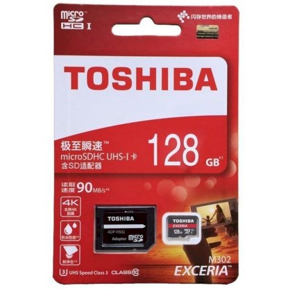 Thẻ nhớ MicroSDHC Toshiba Exceria 90Mb/s 128GB