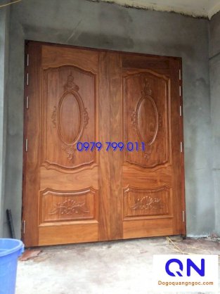 Cửa Biệt Thự Gỗ Lim Nam Phi M02