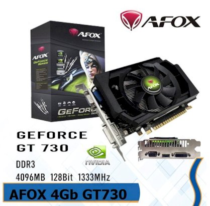 Card Màn Hình AFox 4Gb GT730- DDR3 - 128 Bits