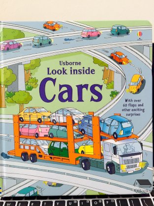Sách Usborne Look Inside Car