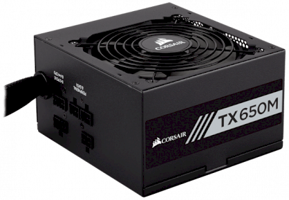 Nguồn Corsair TX650M - 80 Plus Gold - Semi Modul