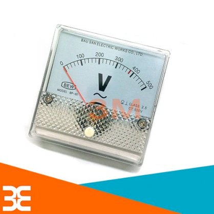 Đồng hồ đo vôn kế xoay chiều BEW 8x8x3.5Cm
