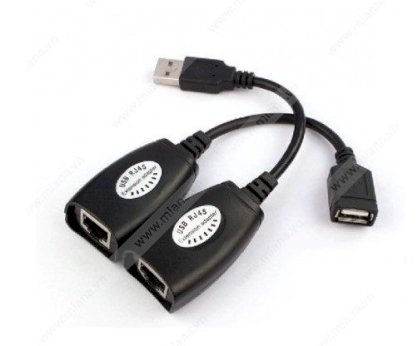 Bộ khuếch đại USB 50m qua cáp mạng Winet USB-RJXT