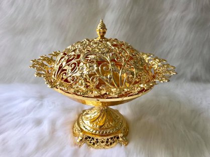 Dĩa chụp mạ vàng Hoàng gia Thái Lan