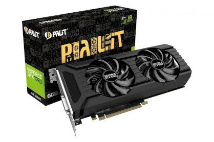 Palit GeForce GTX 1060 Dual (Nvidia GeForce GTX 1060, GDDR5, 6GB, 192-bit, PCI-E 3.0x16)