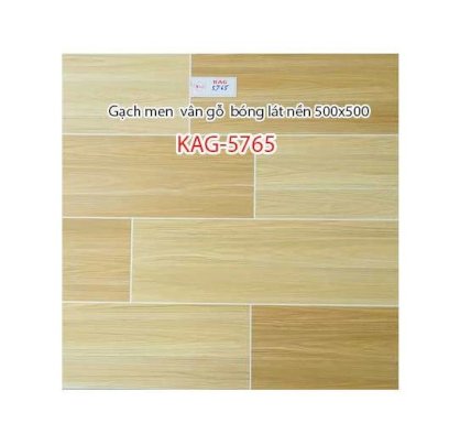 Gạch men vân gỗ bóng lát nền 500x500 Kiến An Gia KAG-5765