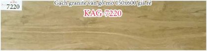 Gạch granite vân gỗ mờ 150x600 Kiến An Gia KAG-7220