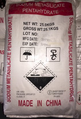 Sodium Metasilicate Pentahydrate Na2SiO3 - (TQ)