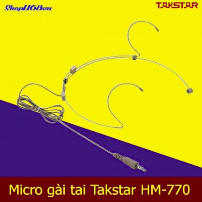 Micro đeo tai, mic MC trợ giảng Takstar HM-700