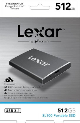 Ổ cứng Lexar SL100 512 GB Portable SSD