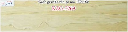 Gạch granite vân gỗ mờ 150x600 Kiến An Gia KAG-7269