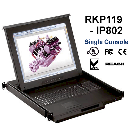 KVM Switch Austin RKP119-IP802 19″ LCD Drawer