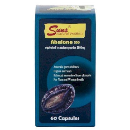 Viên uống chiết xuất từ bào ngư 60 viên Suns - Abalone 500mg
