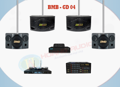 Bộ dàn karaoke loa BMB GD 04