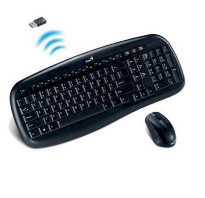 Bộ bàn phím và chuột Genius Wireless KB 8000X/Me