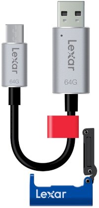 USB memory USB 3.1 dùng cho thiết bị Android Lexar m 64GB micro-USB