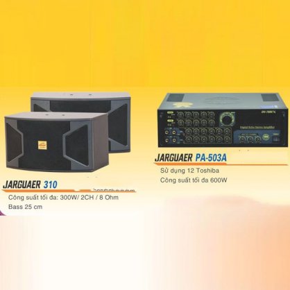 Dàn karaoke Amplifier Jarguaer PA 503A + loa Jarguaer 310