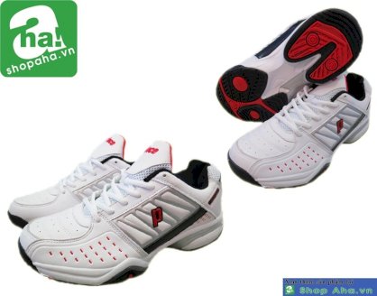 Giày Tennis nam trắng đỏ GTN099