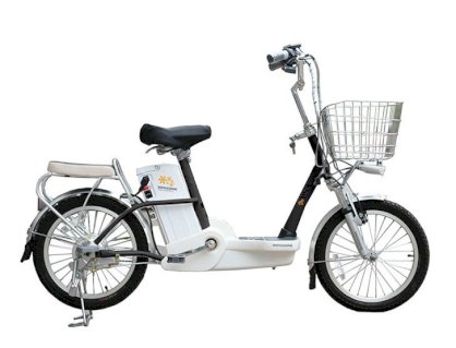 Xe đạp điện Bridgestone SLI48 (Ghi)