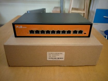 Bộ chia mạng Switch POE TSD-S1010FPB-I 8x 10/100M, 2x 100M Uplink port chuyên dùng cho camera