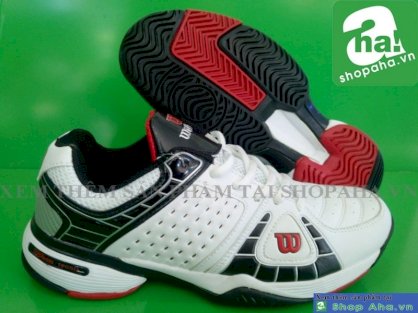 Giày Tennis Wilson đen trắng GIK02